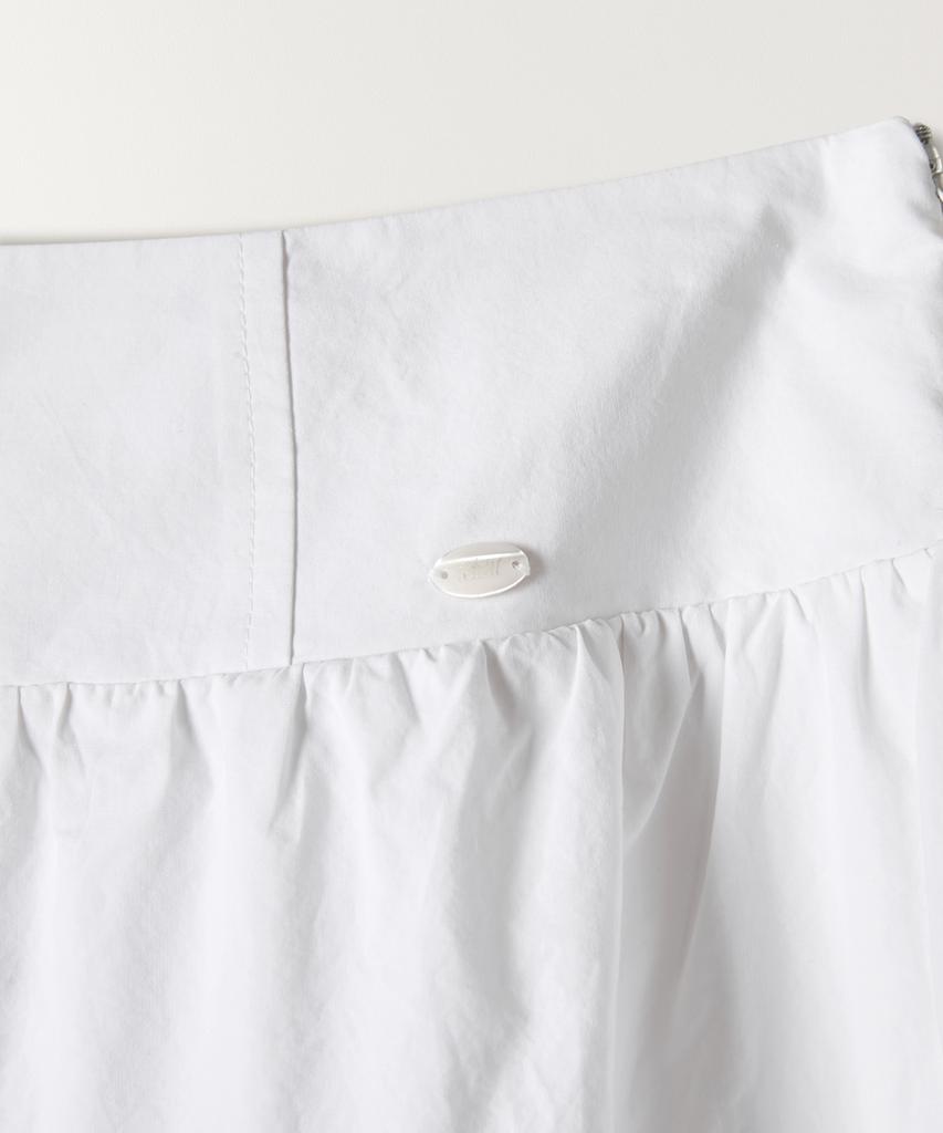 TTUDEMENT Tiered Long Skirt Ivory