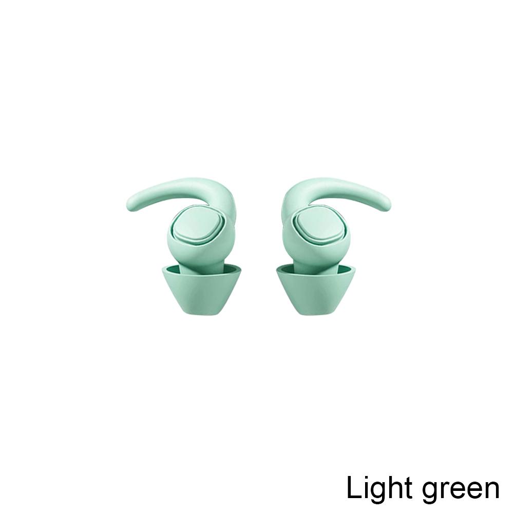 Silicone Sound Insulation Earplugs Soft Noise Reduction Earplug Washable Waterproof Swimming Plugs Anti Snore Sleeping Earplugs