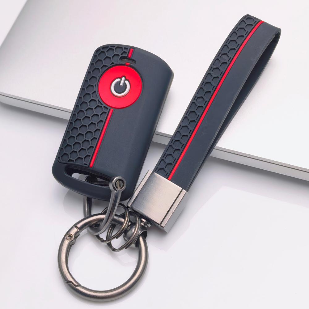 Key Holder Cover for YAMAHA Nmax XMax 125 250 309 300 400 Tricity NMAX 125 Tmax Tech Max with Keychain Anti-Scratch Surface Shockproof Structure
