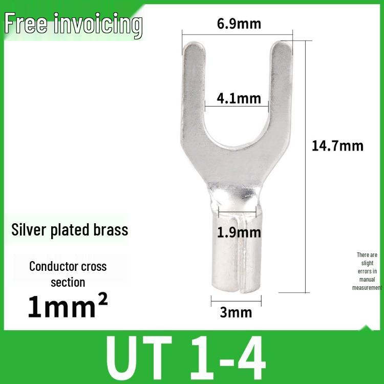 Silver-Plated Brass Terminal Block: Round, U, Y, Fork Type Lug SNB/RNB Open Barrel