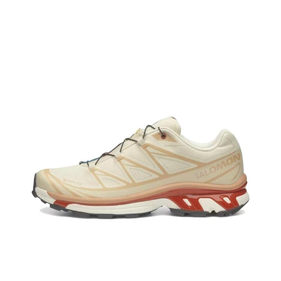 

Salomon Xt-6 Gore-Tex Comfortable Casual Running Shoes Unisex Sneakers Beige 478652 42⅔