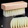 Useful Wood Handle Shoe Brush Polish Brush Plastic Hair Soft Pig Hair Brush Sneaker Shoe Cleaning Brush Laundry Brush