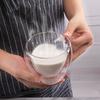 Milk for Hot Beverages Cappuccino Drinkware Insulated Glass Cup Tea Cup Dinking Glasses Coffee Mug