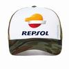 Berretto da baseball Repsol per sport all'aperto cappellino regolabile cappelli estivi in rete fresca traspiranti cappello da corsa