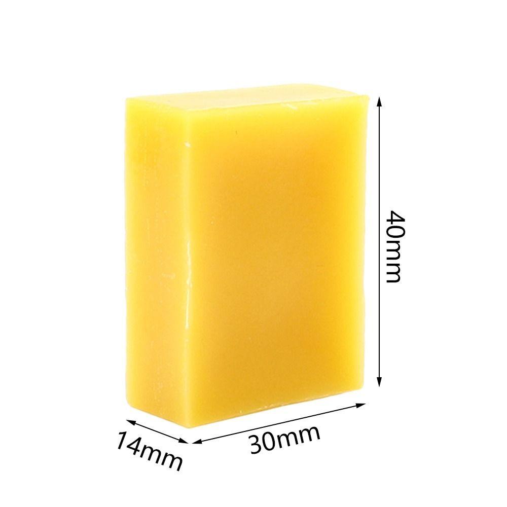 3pcs New Furniture Polishing Tools Cosmetics Making Yellow Beeswax Bee Wax Beewax DIY Soap Candles