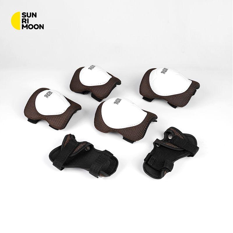 

Sunrimoon Sunrimoon Kids Balance Bike Knee Protective Gear Cycling Roller Skating Bike Protective Suit Brown M size