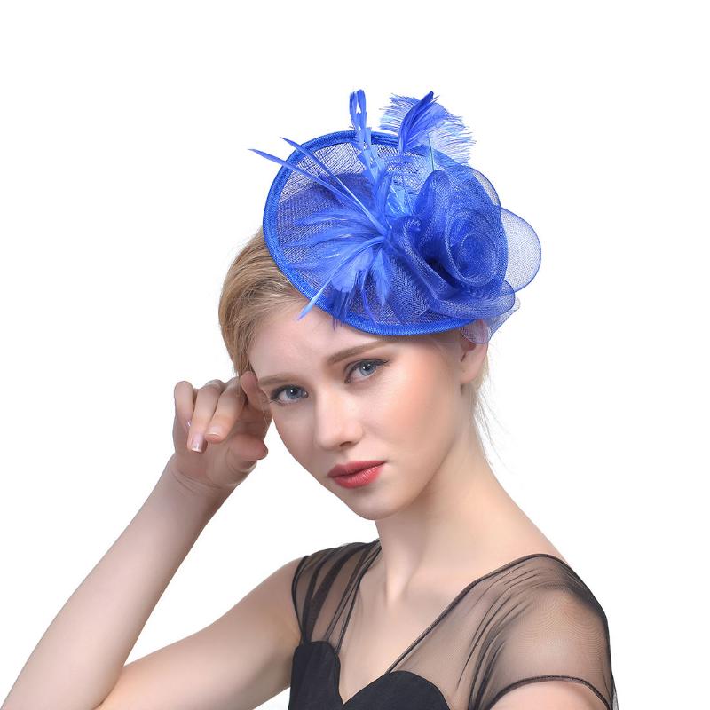 Kadın Aliceband Şapka Fascinator Kafa Bandı Düğün Bayanlar Günü Kraliyet Ascot Şapka