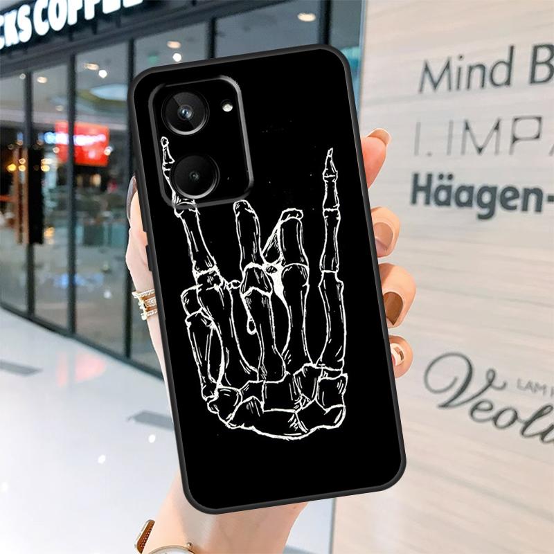 Punk Rock Case For Realme GT7 Pro GT6 11 12 13 14 15 Pro Plus C55 C53 C35 C33 C61 C65 C67 C53 C71 C75