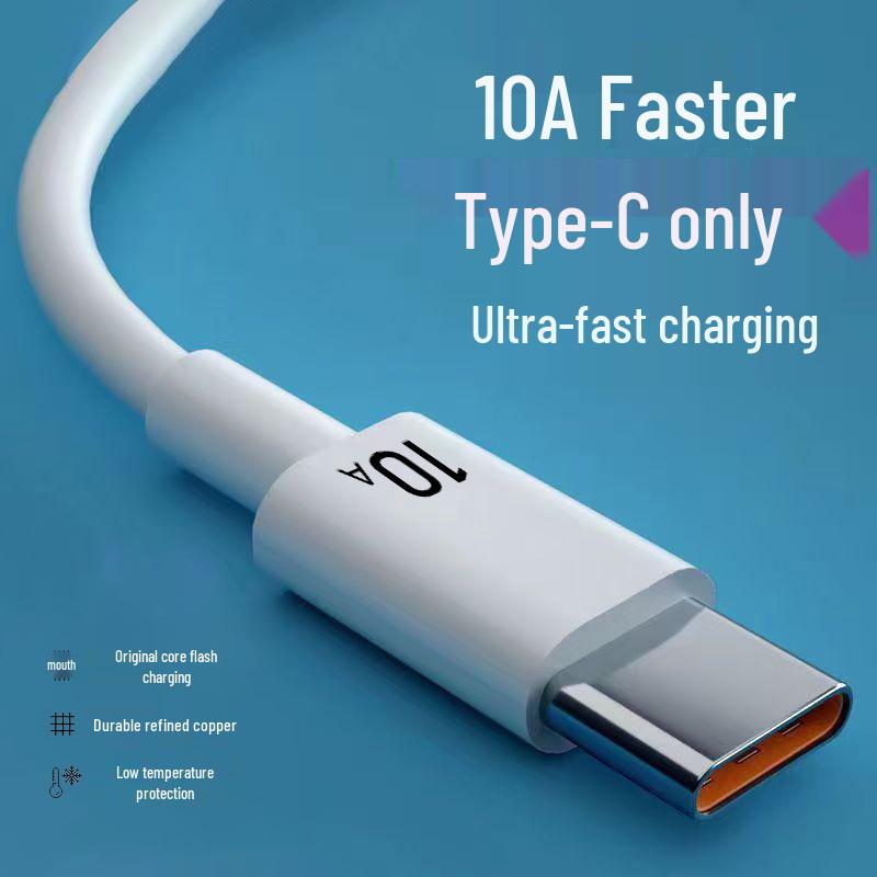 

240W Ultra-Fast Braided Type-C Charging Cable for Huawei, Honor, OPPO Phones 0.25 meters