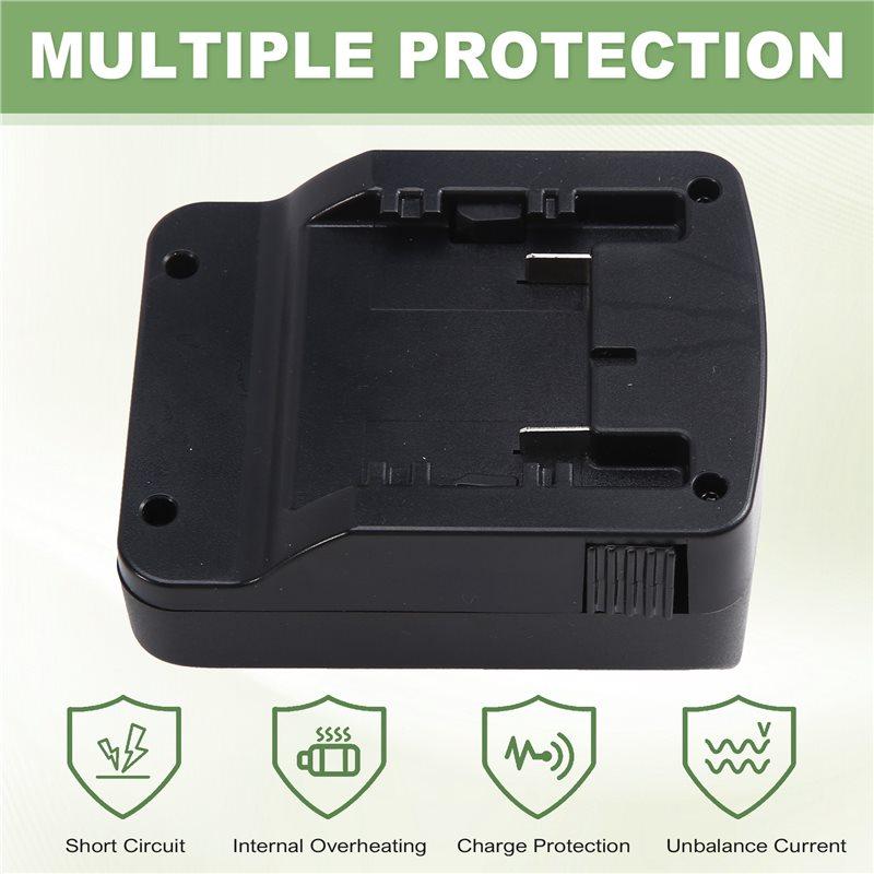 Fresh Black Power Tool Battery Adapter Converter For Metabo To Fein 18V Cordless Tools, Upgraded Version
