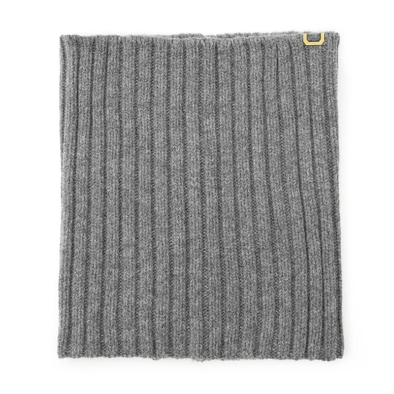 UNDERCONTROL STUDIO NECK WARMER / RIB / LAMBS WOOL / Grey