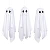 Halloween Seasonal Hanging Figure Set of 3 for Porch and Entryway, Fabric Draped Party Accent for Hallway Display and Seasonal Room Styling