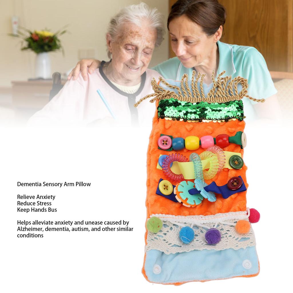 Alzheimer Patient Sensory Toy Reduce Anxiety Fidget Wrist Cuff for Dementia Autistic Patients