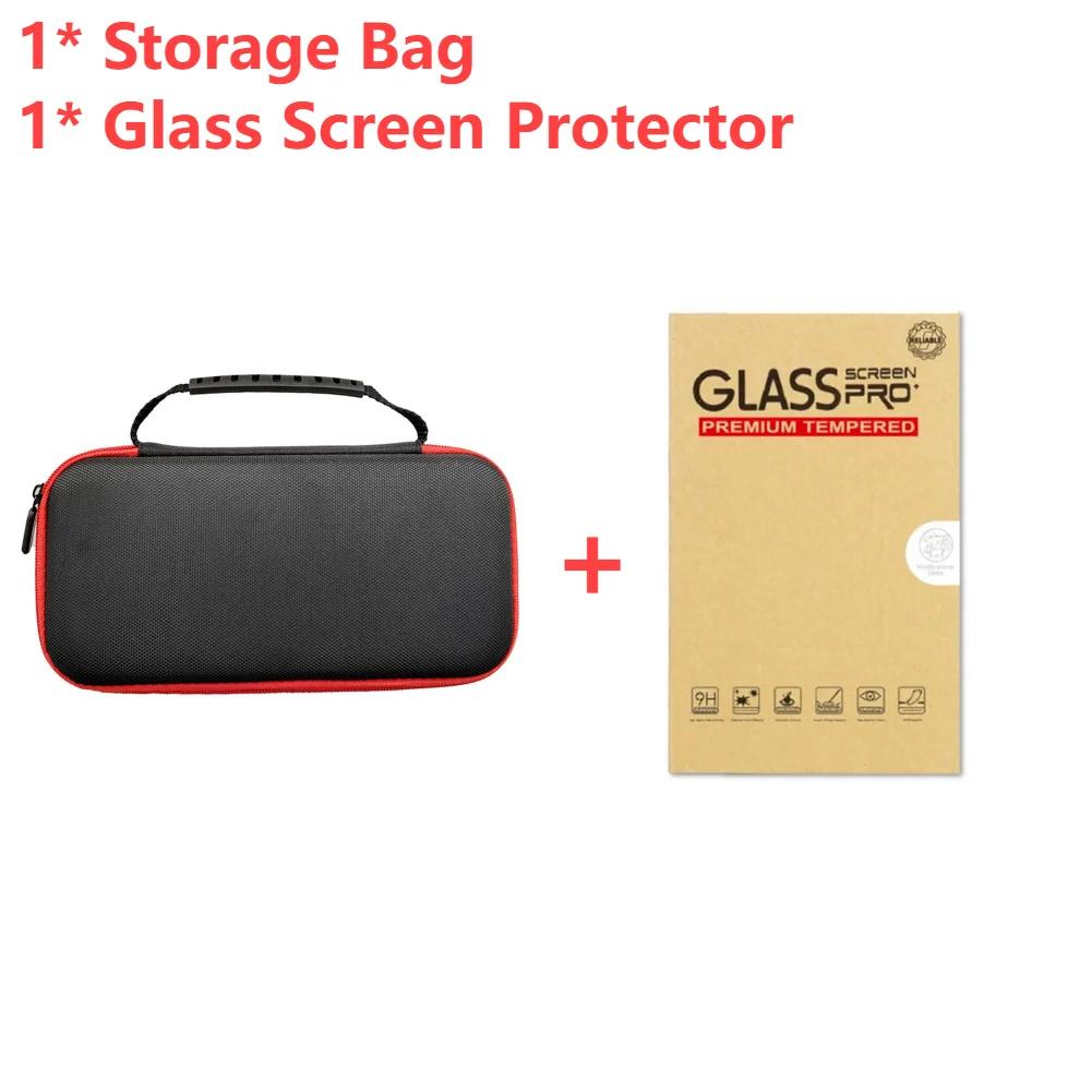EVA Portable Storage Bag Shockproof Travel Carry Bag Anti-scratch Game Console Carrying Bag with Mesh Pocket for Anbernic RG556