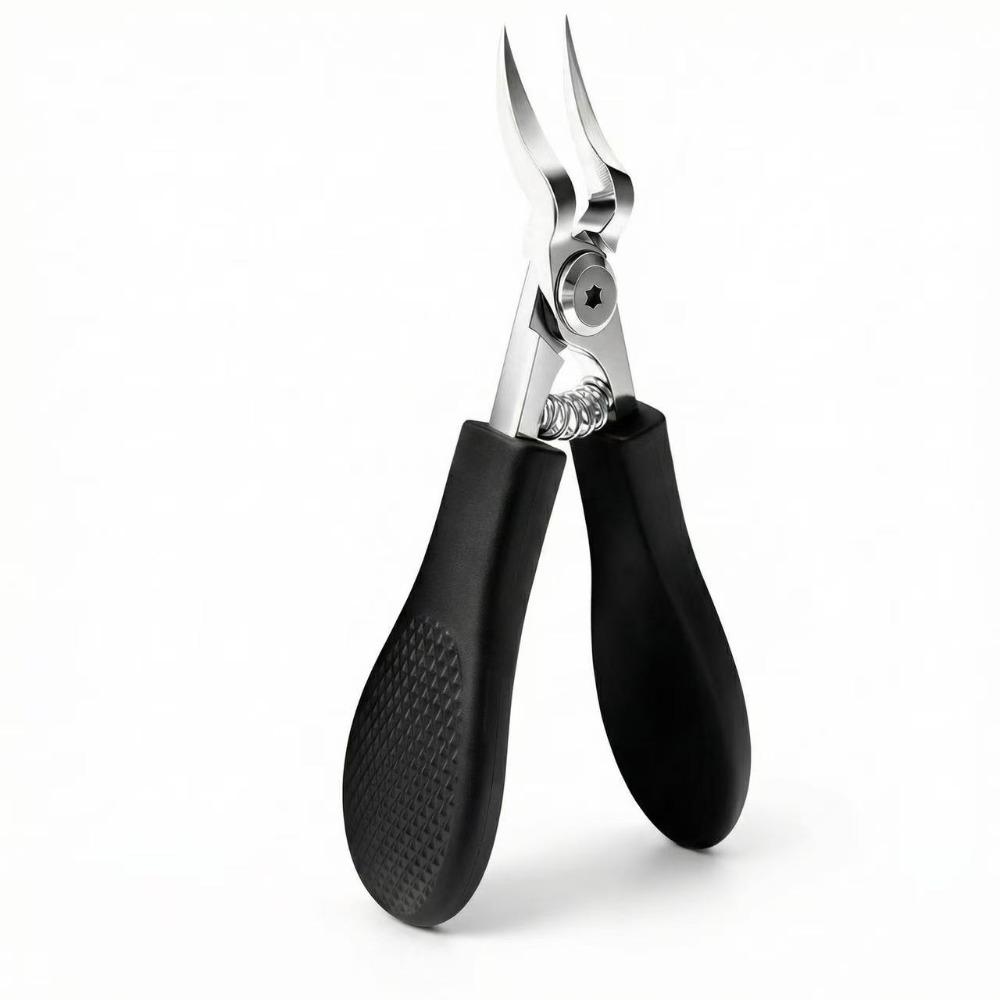 Stainless Steel Nail Trimmer Rust-proof Cuticle Scissors Toenail Clipper For Men & Women чёрный