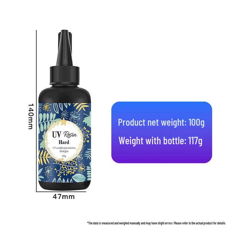 DIY Jewelry UV Drip Glue: Fast-Drying, Odorless, Transparent Crystal UV Curing Adhesive