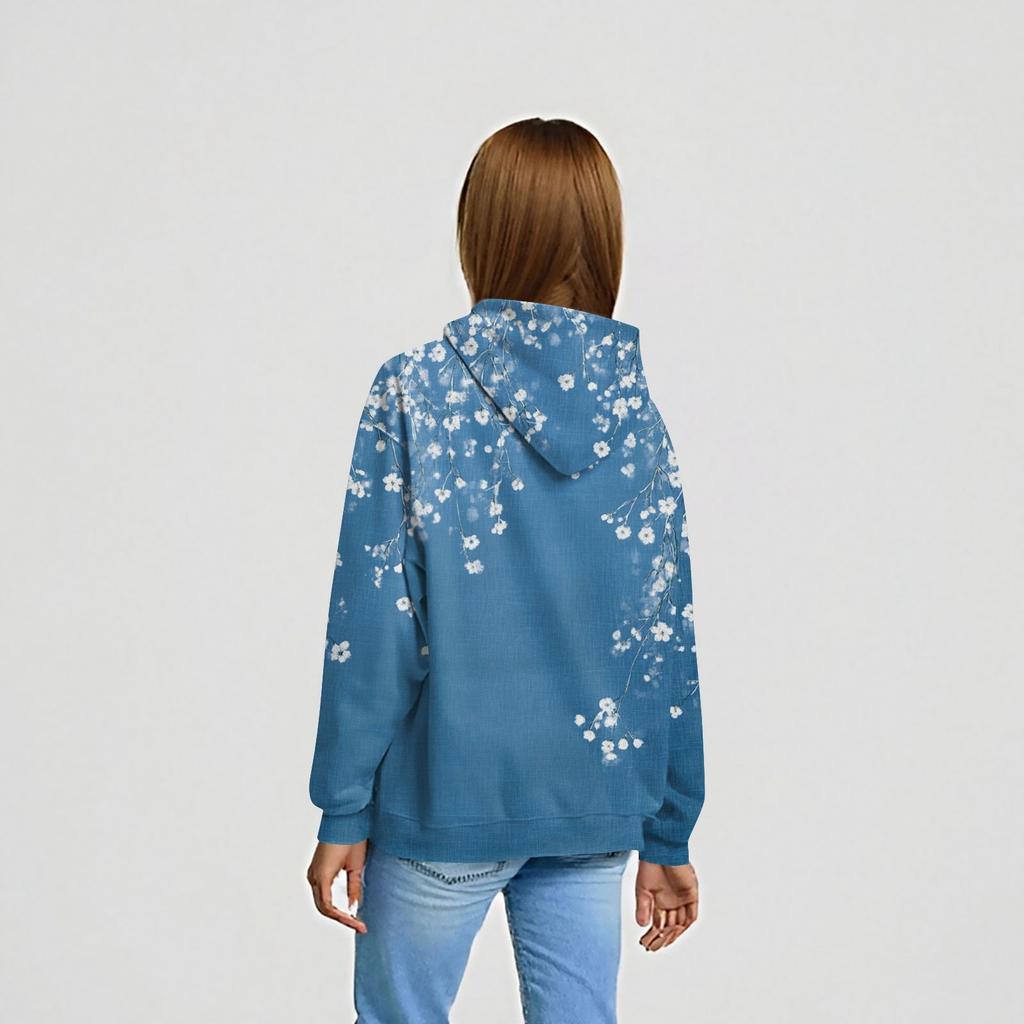 Women's Fashion Daily  Casual V-Neck Long Sleeve Printed Top