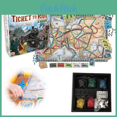 Ticket To Ride Europe Board Game For Captivating Evenings Full Of Strategy And Fun