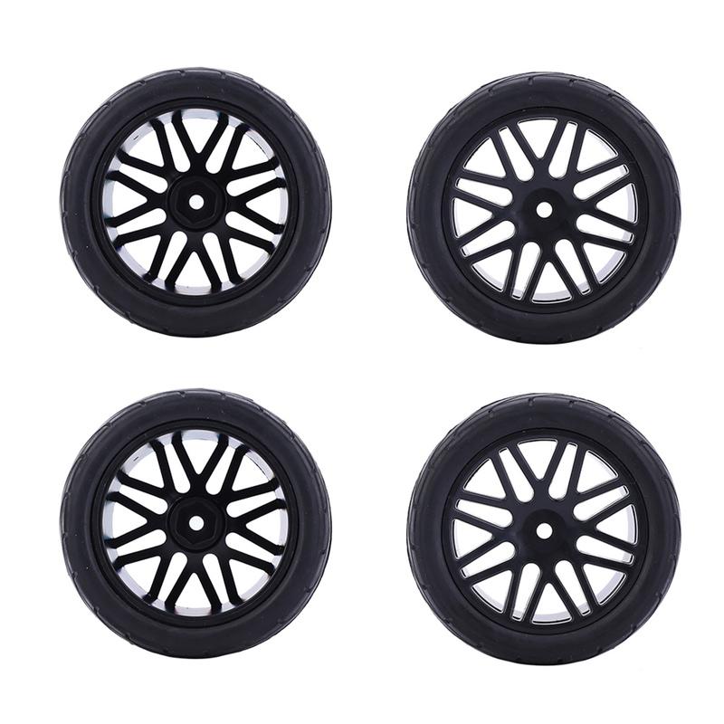 4Pcs 85mm 1/10 Universal RC Car Wheels Crawler Vehicle Tyres Tires Remote Control Car Accessories