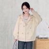 Girls' Stylish Hooded Autumn Coat 2026 - Fashionable & Sweet Children's Top