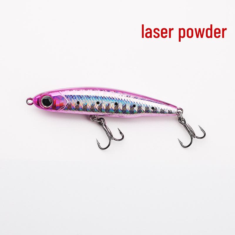 Whitebait Sinking Pencil Trembling Micro Lure for Long Casting, Artificial Bait for Culter, Perch, Mandarin Fish.