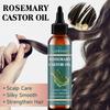 ROSEMARY CASTOR OIL-Scalp Care-SILKY SMOOTH,STRENGTHEN HAIR-Suitable for All Hair Types, 120ml
