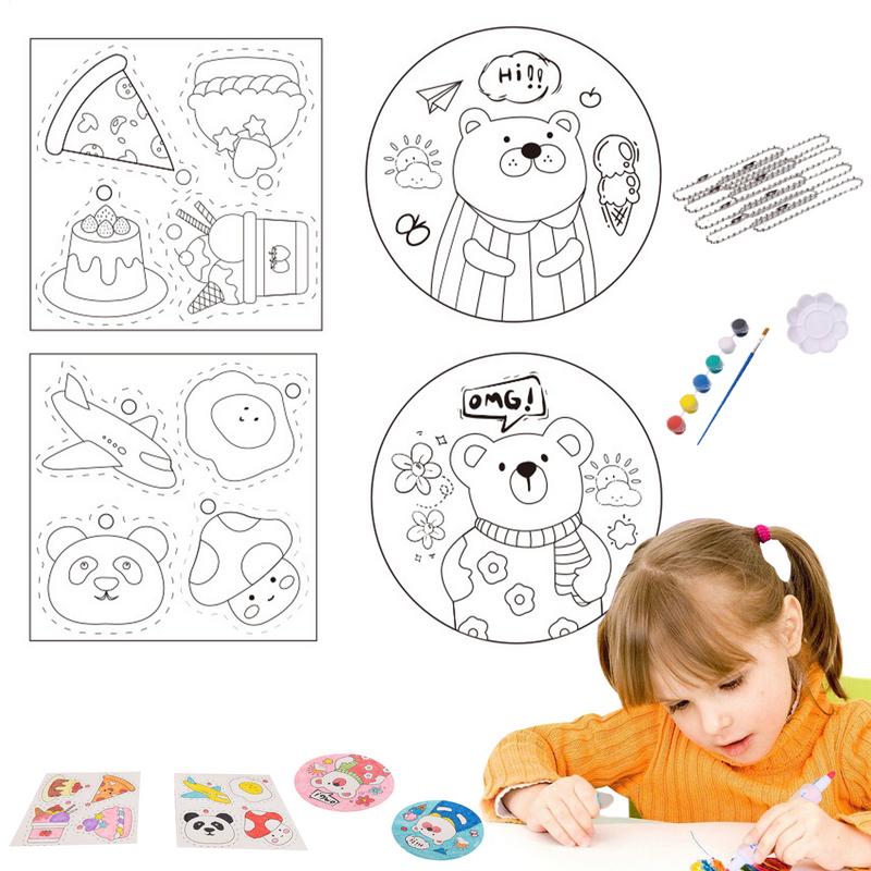 DIY Foam Texture Painting Paper Sponge Kid Creative 3D Art Magic Drawing Tools Child Educational Toy Gift Sponge Diy Crafts