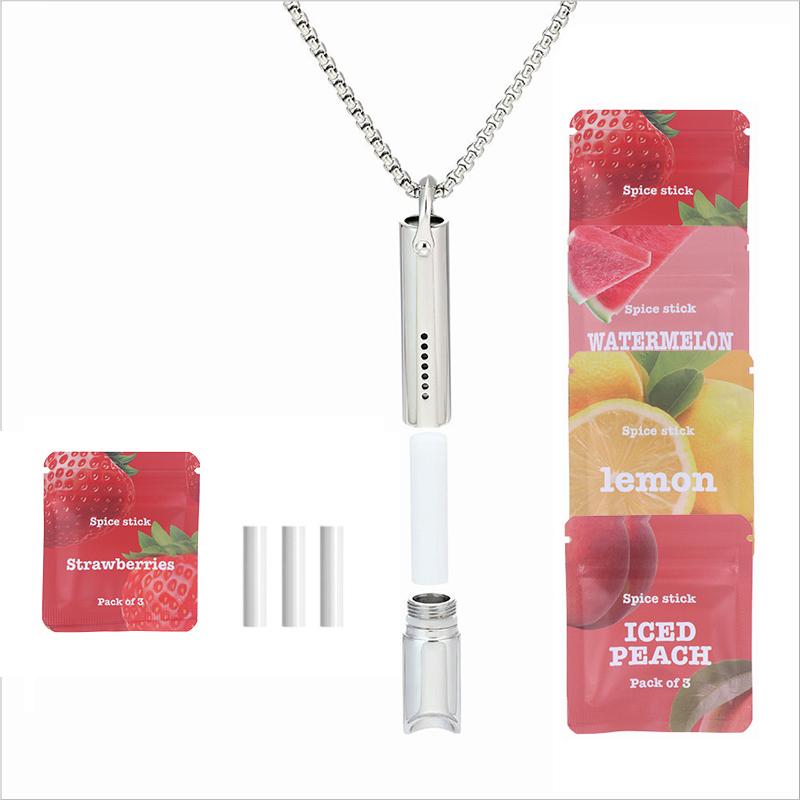 3Pcs/Bag Whistle Replacement Aromatherapycotton Core Fruit Flavor Quit Smoking Smokeless Preferred Infused Essential Oil