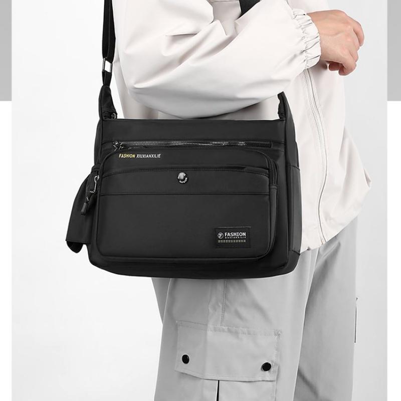 New Men Crossbody Bags Male Nylon Shoulder Bags Boy Messenger Bags Man Handbags For Travel Casual Large Satchel