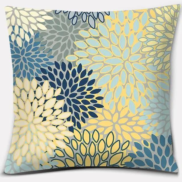 Geometrische Figur Polyester Kissenbezug Kissenbezug Auto Heim Ornamente Sofa Bett Dekoration