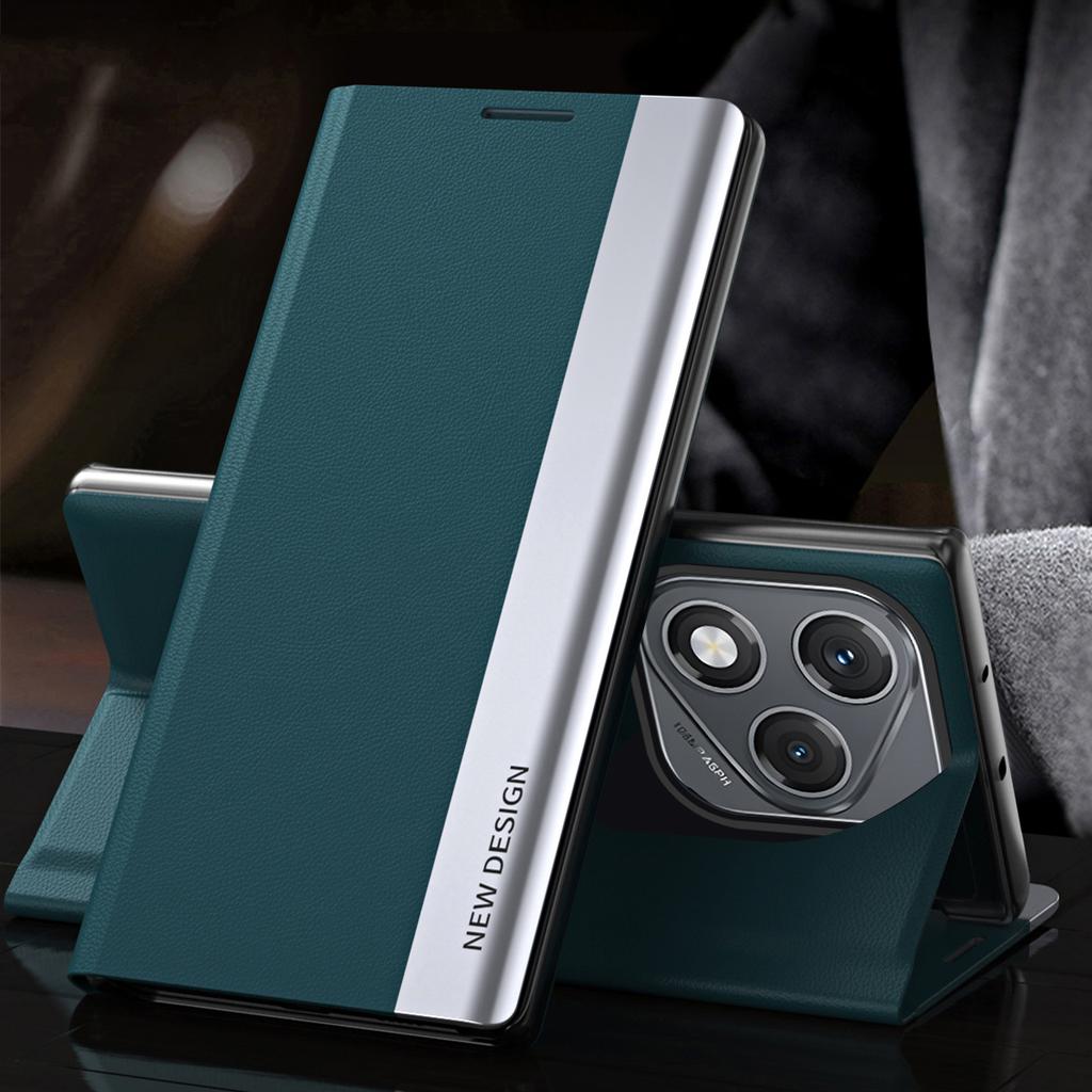 For Honor 400 Lite Deksel Antidrop Lær Telefondeksel med Stativ