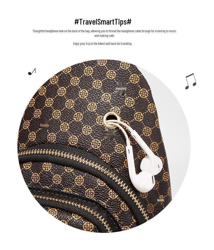 Women's Leopard Print Chest & Waist Bag - European & American Fashion, Large Capacity, Single Shoulder, Crossbody, Commuting & Phone Storage Bag