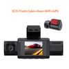 CPT 3 Channel 4K Dash Cam GPS Speed Night Vision Auto Driver Recorder 5G WiFi Super Capacitor 1 Year Warranty