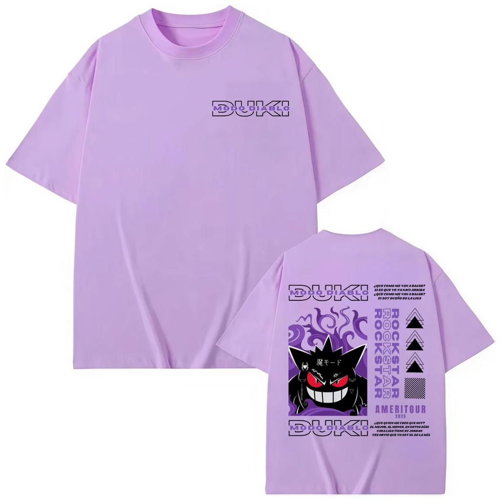 Rapper Duki Ameri Tour 2025 T-shirts Men Women Clothing Hip Hop Fashion Short Sleeve T-shirt Summer Casual Loose Cotton T Shirt