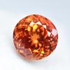 A+ CERTIFIED 8.30 Ct Natural Round Cut Stunning Orange Sapphire Loose Gemstone