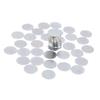50/100Pcs Ultra-Thin Round Galvanized Sheet Iron Sheet For Diy Handmade Make Accessories