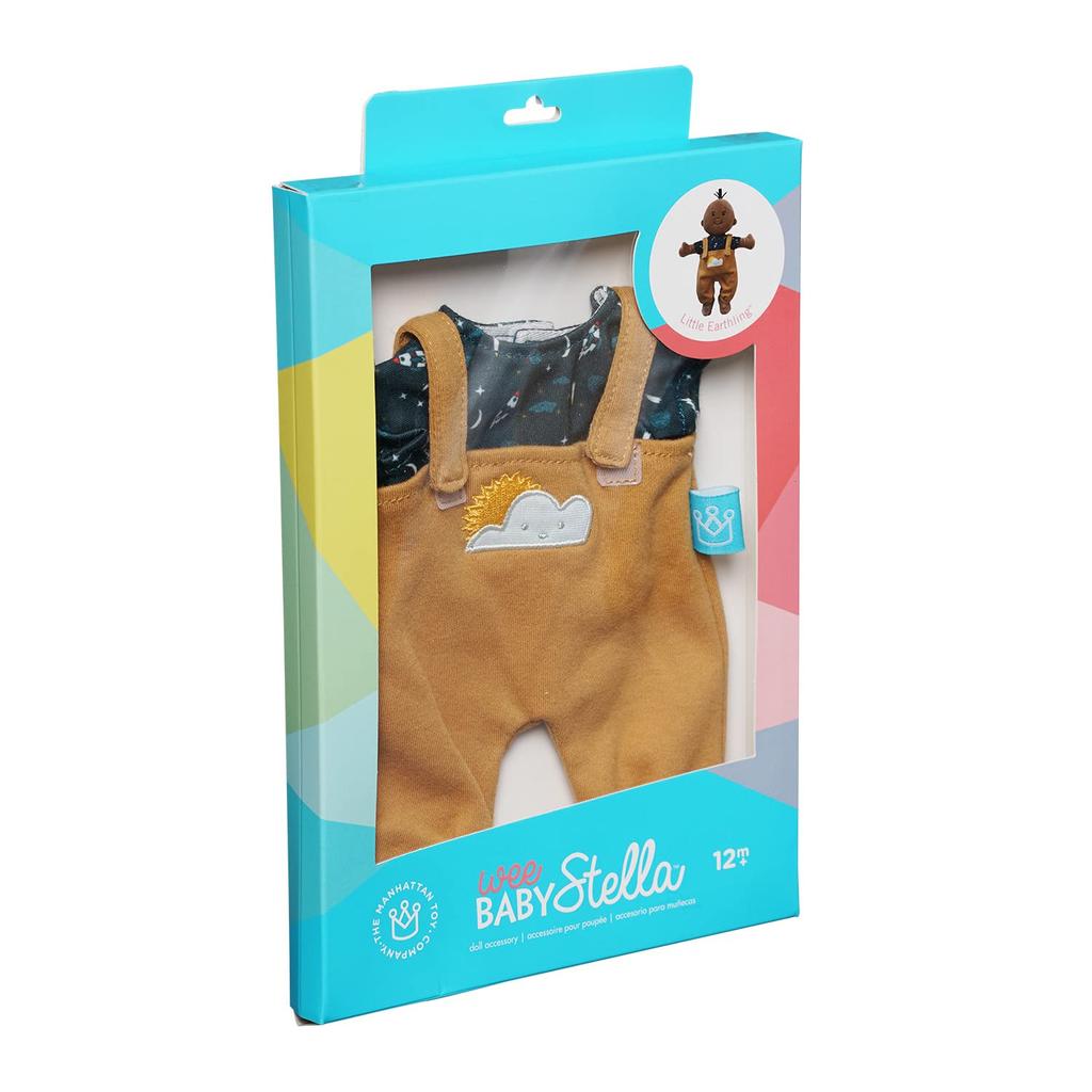 BorneLund Manhattan Toy Little Baby Stella Rocket Overalls ages 1 and MAN162810 T-shirt & (for up)