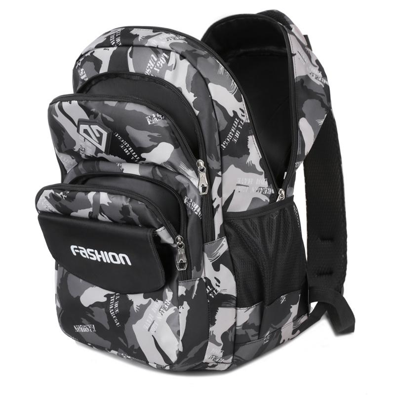 Camouflage Backpack for Men and Women Fashion School Travel Laptop Daypack with Multiple Pockets