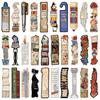Creative Retro Anime-Themed Bookmarks for Students