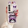 KEYSION Cute Ear 3D Cartoon Case for Realme C71 with Bracelet Soft Silicone Shockproof Phone Back Cover for OPPO Realme C71