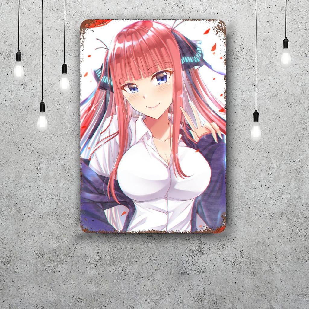 quintessential quintuplets TV drama Retro Vintage Tin Sign Poster Decorative Plaque Metal Plate Wall Decor