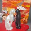 3D Printed Mini Cute Cat Desktop Decoration Crafts Party Home Decor Creative Animal Desk Ornaments Cute Statue Ornament