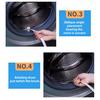 Yousheng 2/3/4/5Pcs Washing Machine Brush 360 Degree Bendable Washing Machine Brush Household Cleaning Brush Maintenance Tool