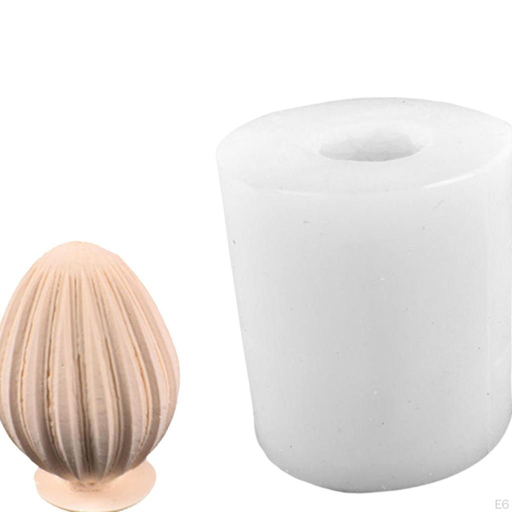 3D Easter Eggs Casting DIY Figurine Handmade Accessories Decoration Art Crafts Reusable Silicone