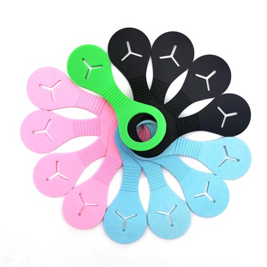 Garbage Bag Clip Easy To Use Portable Soft Anti-Skid Fine Workmanship Hold Silicone Pet Waste Bag Clip Pet Supplies