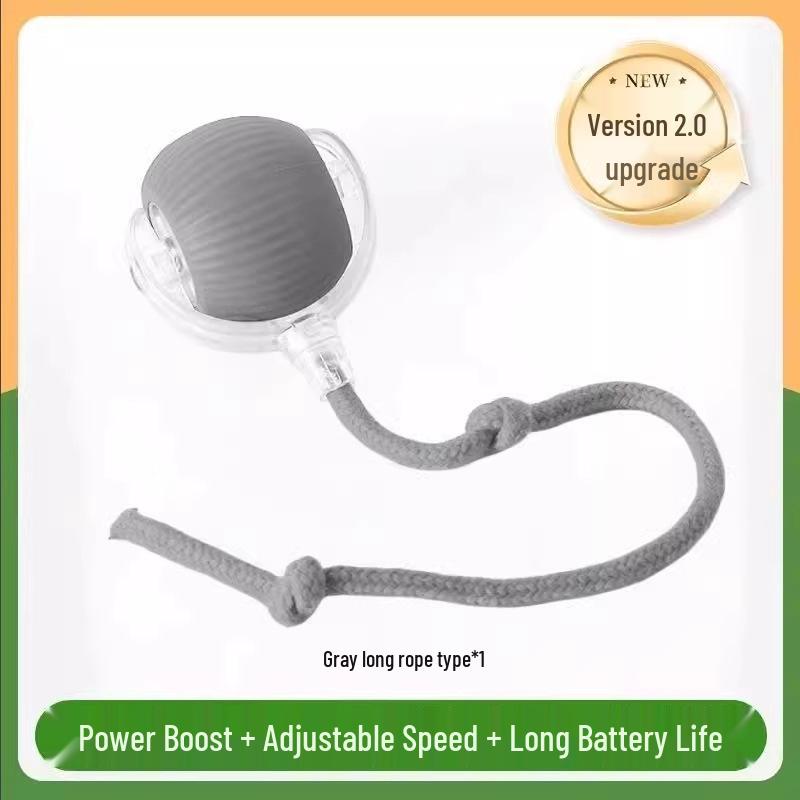 Elektryczna Samogrająca Piłka Teaser dla Kota i Psa: Automatyczna Inteligentna Zabawka do Rozrywki i Ćwiczeń Energetycznych