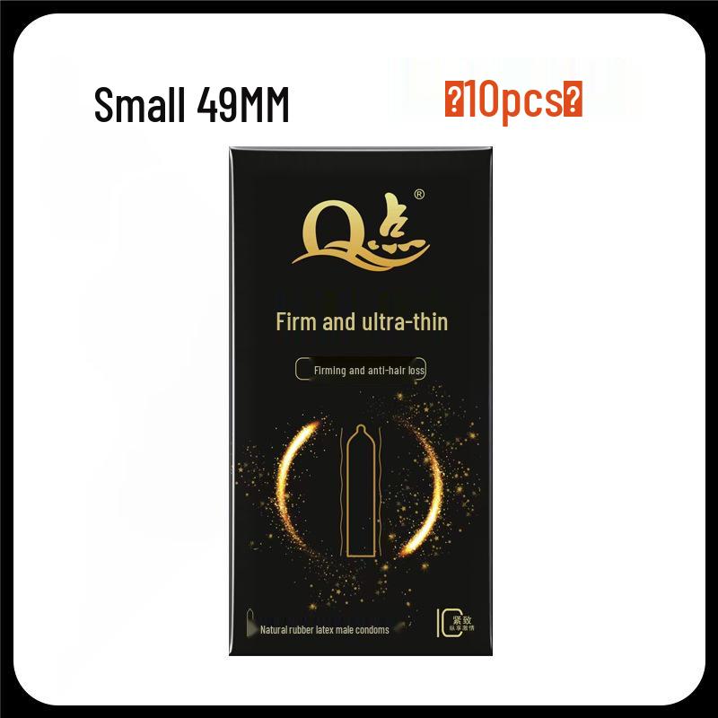 Q Point Ultra-Thin Pink Condoms with 3D Surrounding Particles - Odorless, Super Lubricated, Female Pleasure Enhancing.
