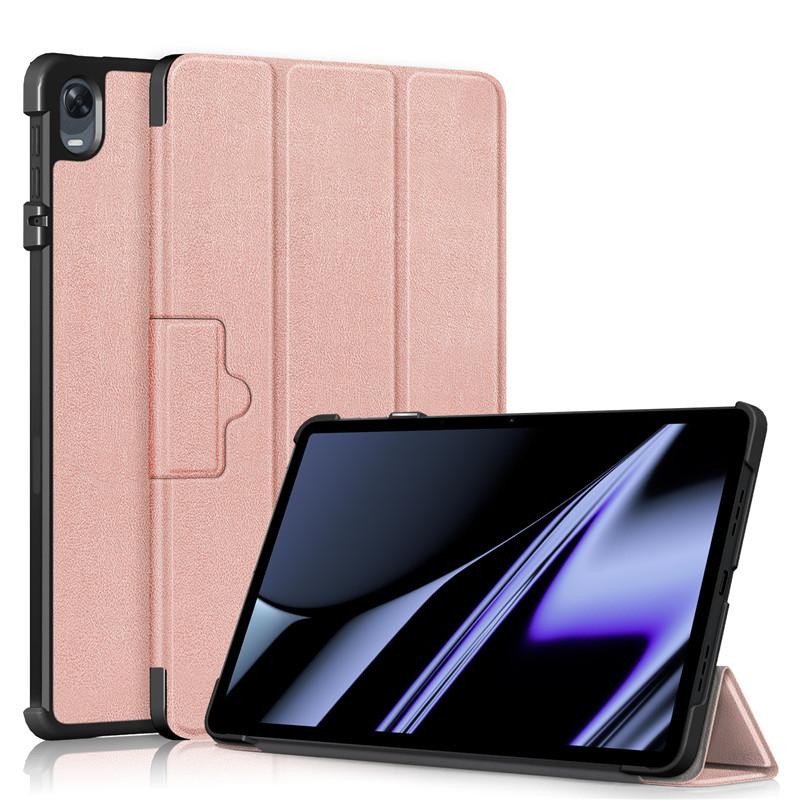 

Чехол для планшета Oppo Pad Чехол для планшета Tri-fold Pu Leather Stand Магнитный смарт-чехол для Funda Oppo Pad 2022 Чехол Coque 11 дюймов for Oppo Pad 11 Inch розового золота