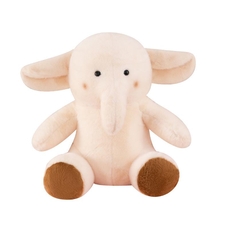 Elephant Cream Adorable Plush Toy Big Eared Girls Birthday Holiday Gifts Doll
