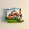 Turkey Istanbul Hagia Sophia  3D Stereoscopic Tourism Souvenirs Resin Painting Decoration Home Refrigerator Magnets
